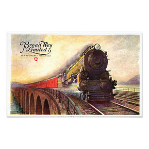 Impression Photo Pennsylvania Railroad Broadway Limited