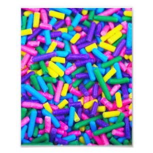 Impression Photo Pépites de bonbons multicolores