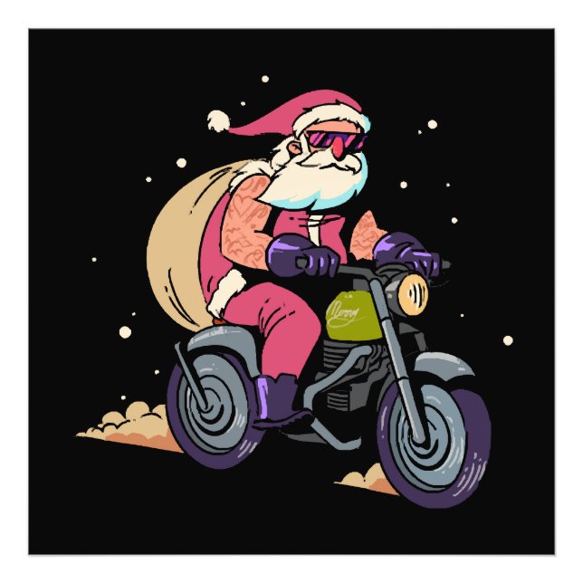 Impression Photo Père Noël coquin (Devant)