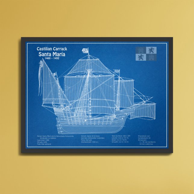 Impression Photo Père Noël Maria - Plan de plan d'expédition ABD (Créateur téléchargé)