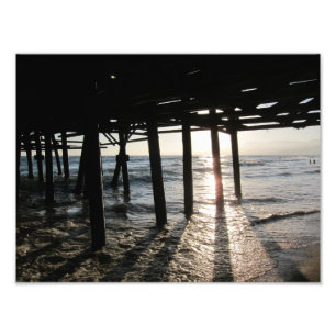 Impression Photo Père Noël Monica Pier