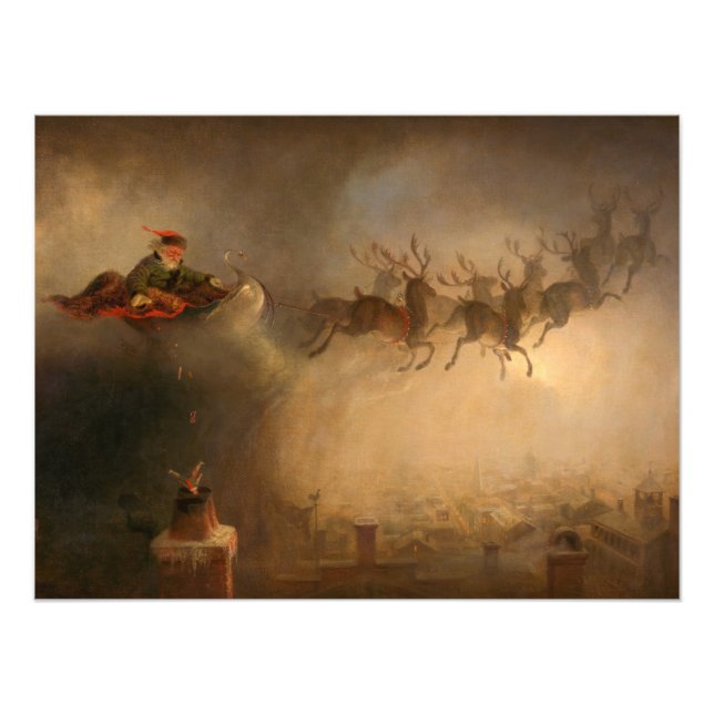 Impression Photo Père Noël par William Holbrook Beard (Devant)