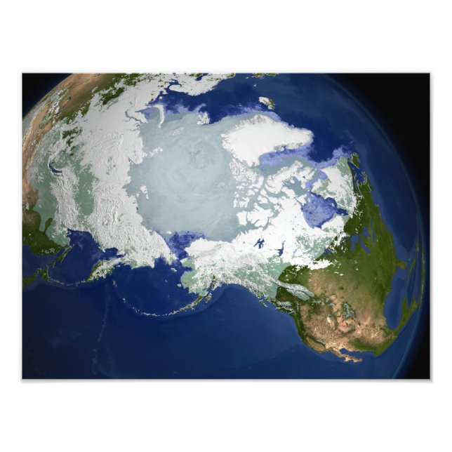 Impression Photo Pergélisol circum-arctique (Devant)