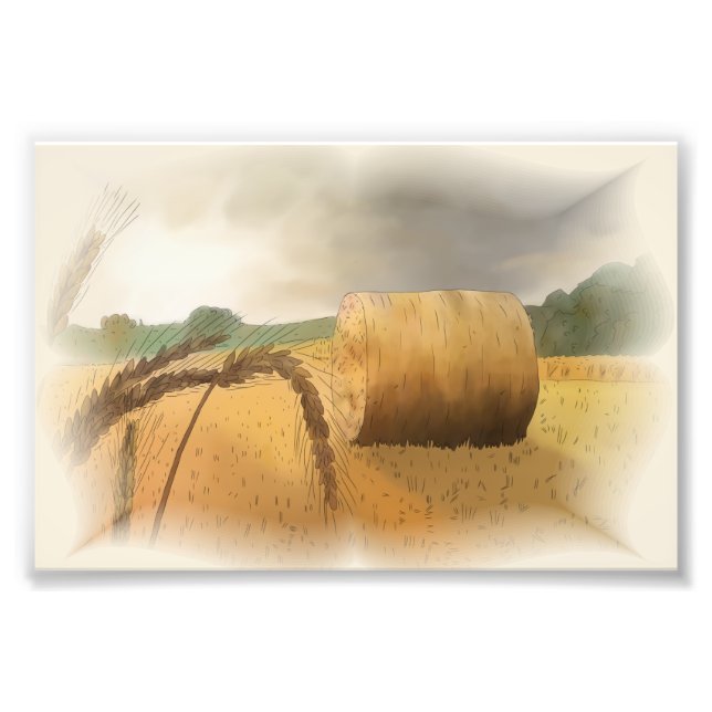 Impression Photo Période de récolte (Devant)