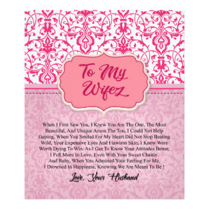 Impression Photo Personnalisé À Ma Femme Idea Valentine Cadeaux