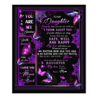 Impression Photo Personnalisé À Ma Fille De Maman Papillon