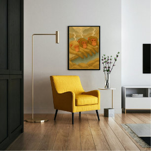 Impression Photo Personnalisé Japon Voyage Paysage Singe Whimsical