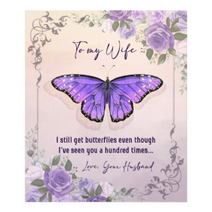 Impression Photo Personnalisée À Ma Femme  Lettre D'Amour Du Mari