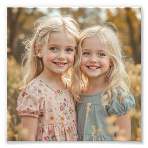 Impression photo personnalisée en satin premium po