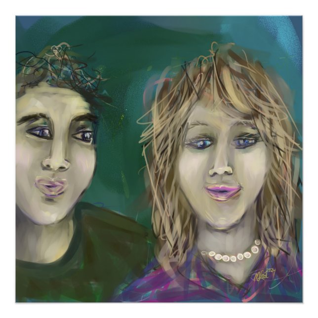 Impression Photo Personnalité Portrait 24x24 Edition limitée 24 jui (Devant)