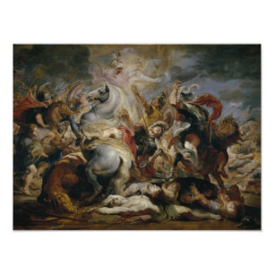 Impression Photo Peter Paul Rubens - La mort de Décius Mus