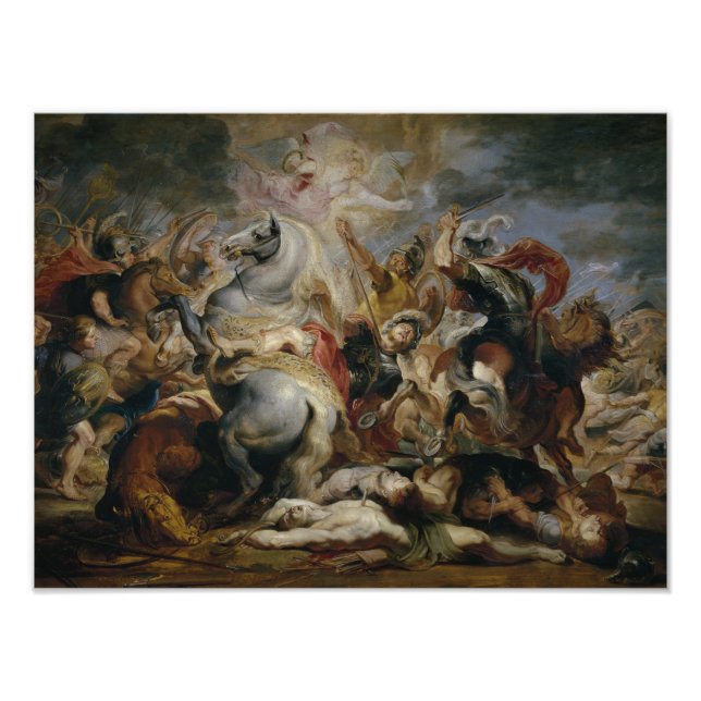 Impression Photo Peter Paul Rubens - La mort de Décius Mus (Devant)