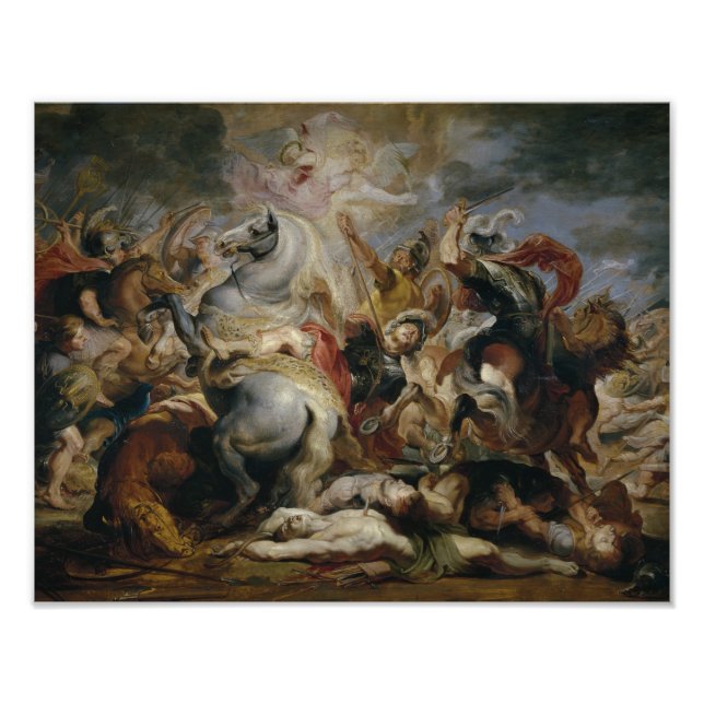 Impression Photo Peter Paul Rubens - La mort de Décius Mus (Devant)