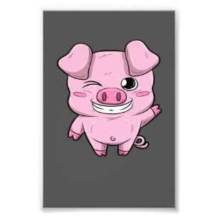 Impression Photo Petit Cochon mignon   Porc doux   Farmer Lover
