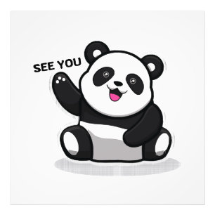 Impression Photo petit panda mignon