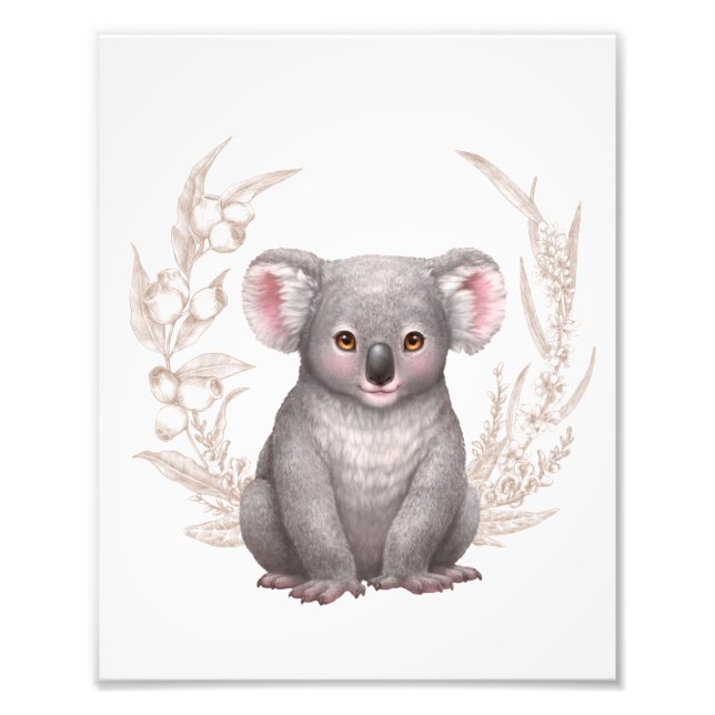 Impression Photo Petites amies australiennes - Koala (Devant)