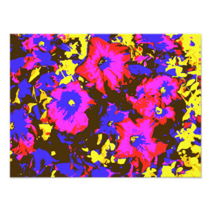 IMPRESSION PHOTO PETUNIAS