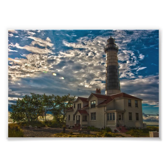 Impression Photo Phare de Big Sable Point, Michigan (Devant)