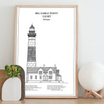 Phare de Big Sable Point - Michigan - BD