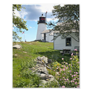 Impression Photo Phare de Burnt Island, Maine