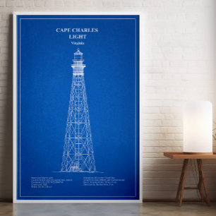 Impression Photo Phare de Cape Charles - Virginie - AD