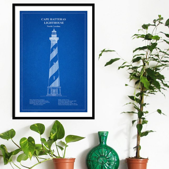Impression Photo Phare de Cape Hatteras - Caroline du Nord - AD (Créateur téléchargé)