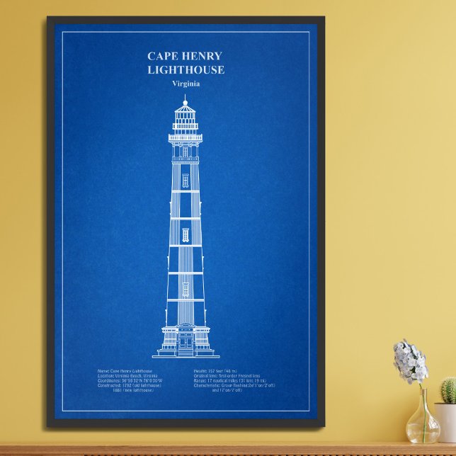 Impression Photo Phare de Cape Henry - Virginie - AD (Créateur téléchargé)