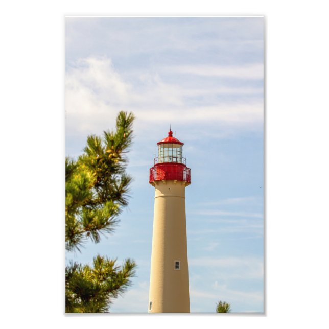 Impression Photo Phare de Cape May (Devant)