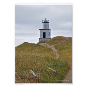 Impression Photo Phare de Cattle Point 5X7 sur l'île San Juan, WA