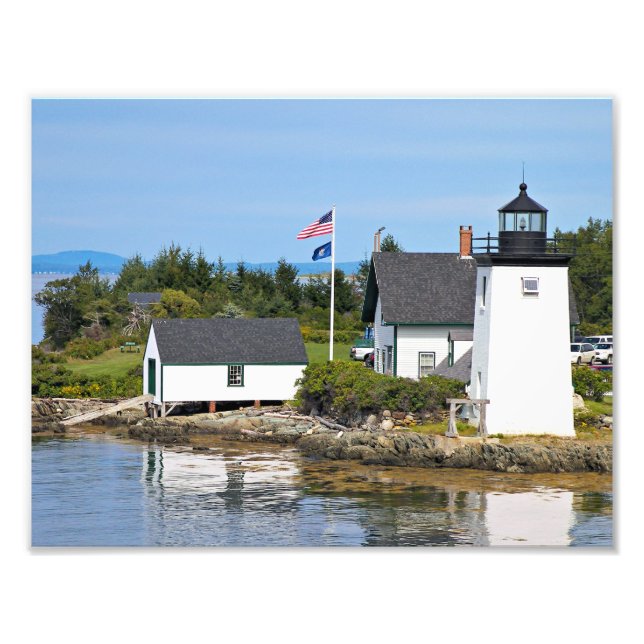 Impression Photo Phare de Grindpoint, Maine (Devant)