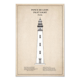 Impression Photo Phare de Ponce de Leon Inlet - Floride - SBD