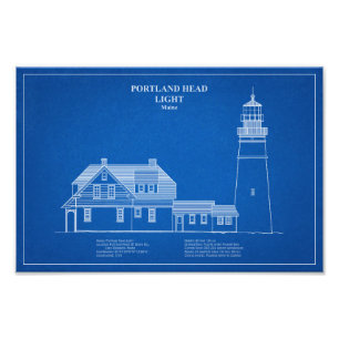 Impression Photo Phare de Portland Head - Maine - AD