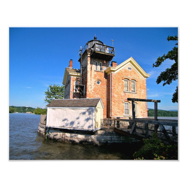 Impression Photo Phare de Saugerties, Hudson River New York (Devant)