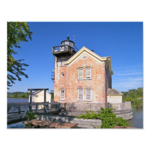 Impression Photo Phare de Saugerties, Hudson River New York