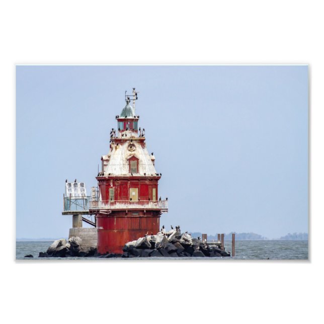 Impression Photo Phare de Ship John Shoal (Devant)