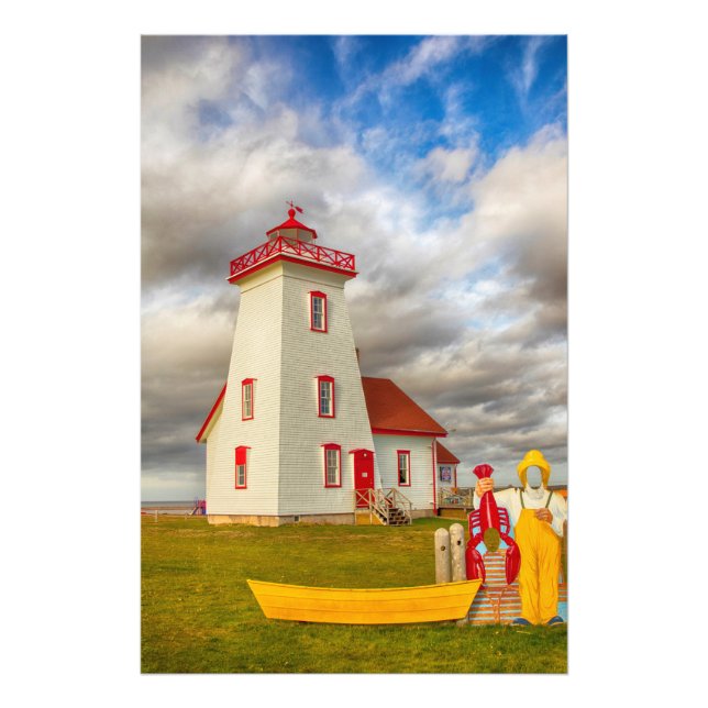 Impression Photo Phare de Wood Islands (Devant)