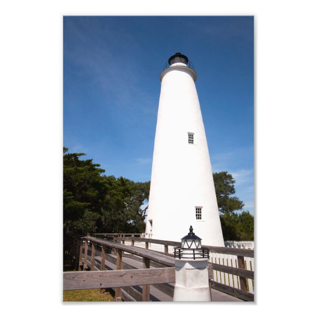 Impression Photo Phare d'Ocracoke Island (Devant)