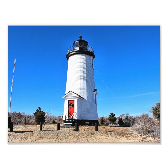 Impression Photo Phare du Cap Poge, Massachusetts Chappaquiddick (Devant)