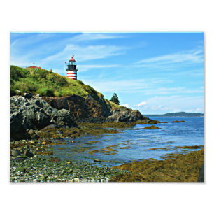 Impression Photo Phare principal occidental de Quoddy, Maine