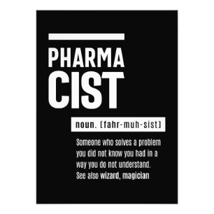 Impression Photo Pharmacien Définition Drôle Cadeau Classique