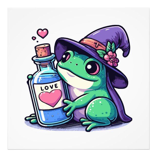 Impression Photo philtre d'amour kawaii sorcier (Devant)