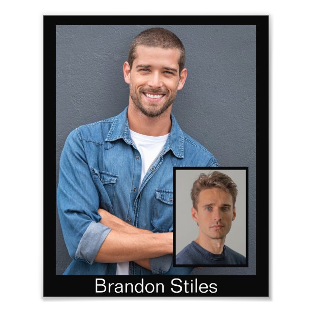 Impression Photo Photos d'acteur 8x10 pour les appels de casting |  (Devant)