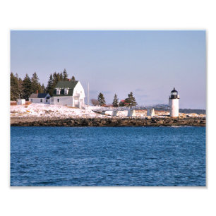 Impression Photo Photothèque du phare Marshall Point Maine