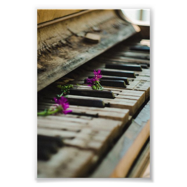 Impression Photo Piano antique (Devant)