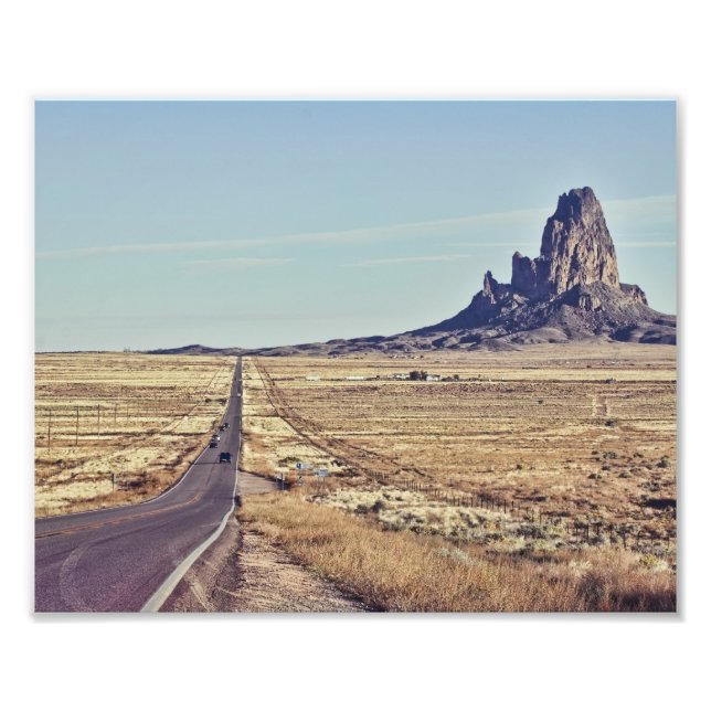 Impression Photo Pic d'Agathla Imprimer, Arizona (Devant)