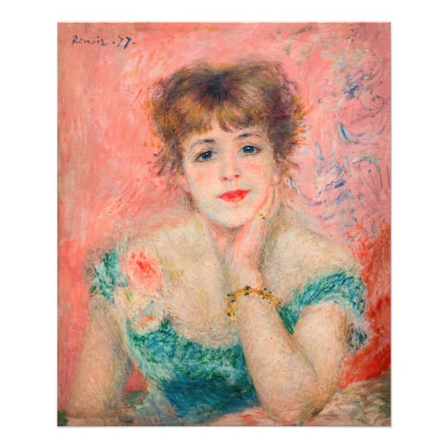 Impression Photo Pierre-Auguste Renoir - Actrice Jeanne Samary (Devant)