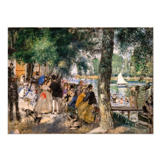 Impression Photo Pierre-Auguste Renoir - Baignade sur la Seine (Devant)