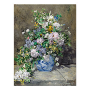 Impression Photo Pierre-Auguste Renoir - Bouquet de printemps