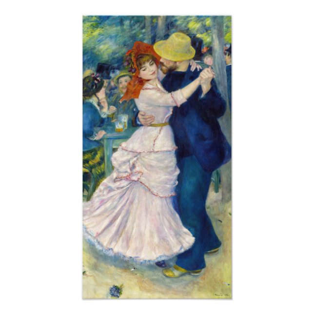 Impression Photo Pierre-Auguste Renoir - Danse à Bougival (Devant)