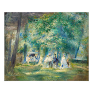Impression Photo Pierre-Auguste Renoir - La fête à Saint-Cloud